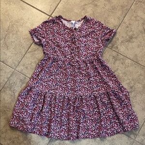 Wonder Nation Kids Dress - Purple and White Floral